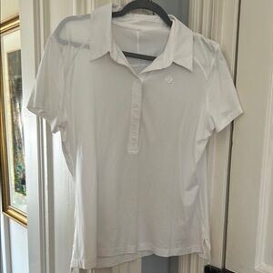 lululemon White Polo Shirt